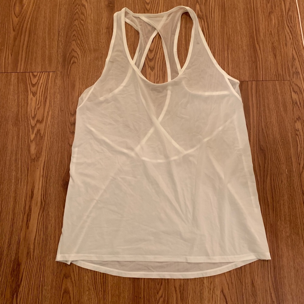 Lululemon sheer tank top shirt size 8 medium